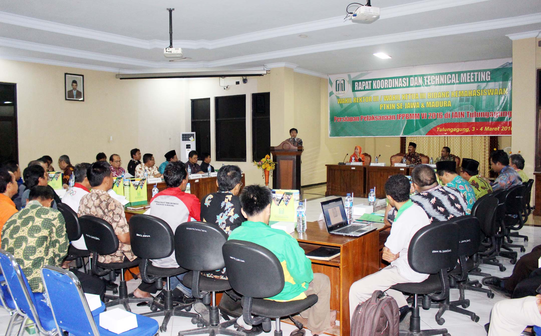 Rapat Koordinasi Invitasi Pekan Pengembangan Bakat dan Minat (IPPBMM) VI PTKIN se-Jawa-Madura di IAIN Tulungagung