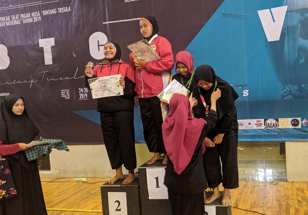 Empat Mahasiswa IAIN Tulungagung Raih Medali Turnamen Pencak Silat Trisula Cup ke-8