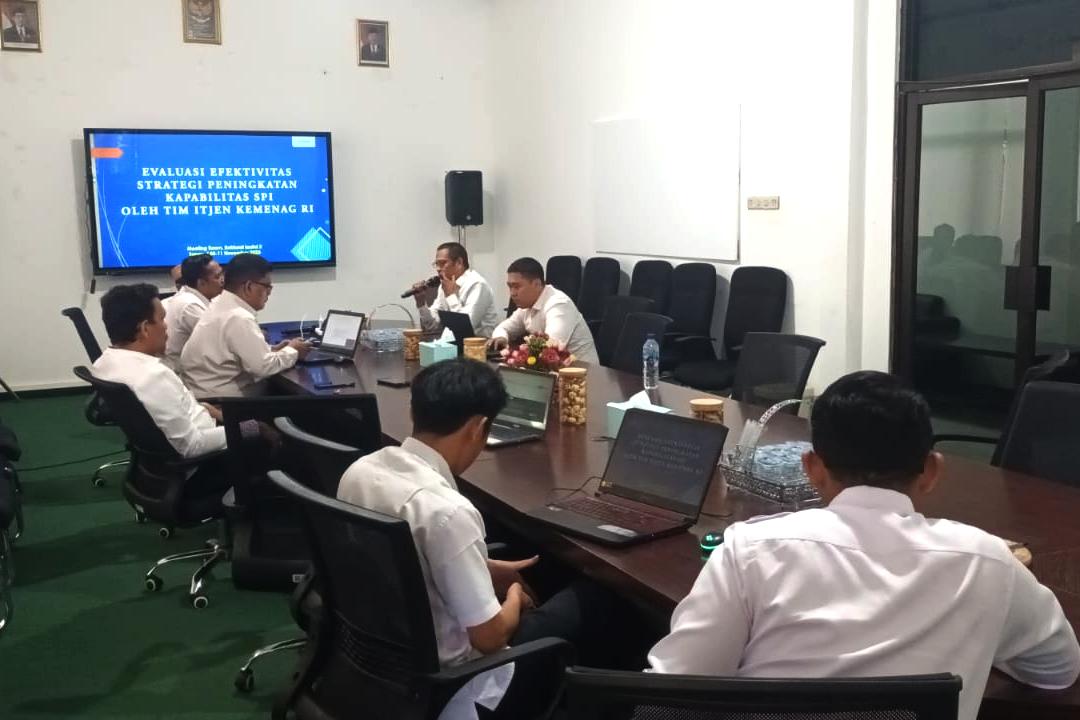 Evaluasi Kapabilitas SPI oleh Tim Inspektorat Jenderal Kementerian Agama Republik Indonesia