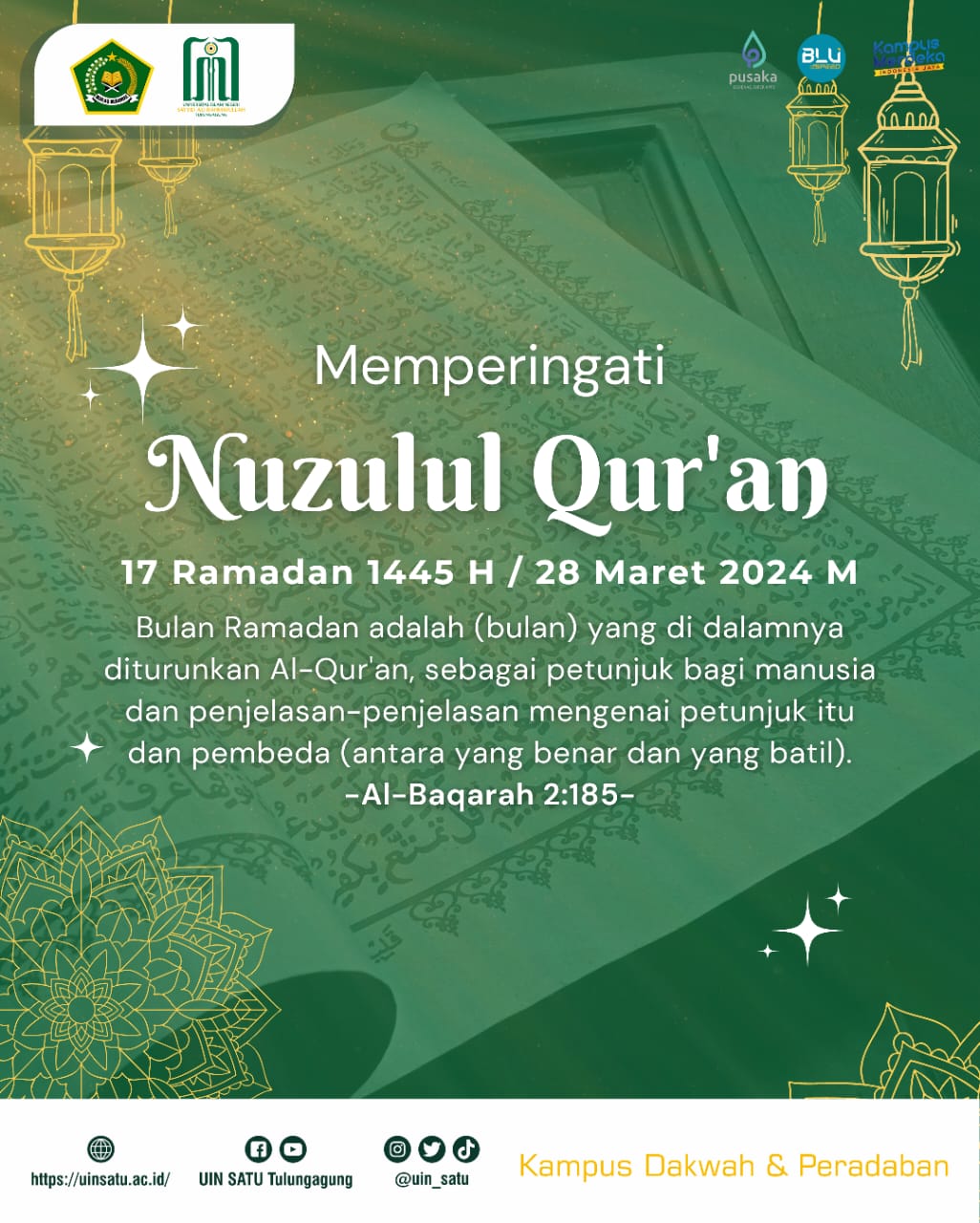 Memperingati Nuzulul Quran 1445H