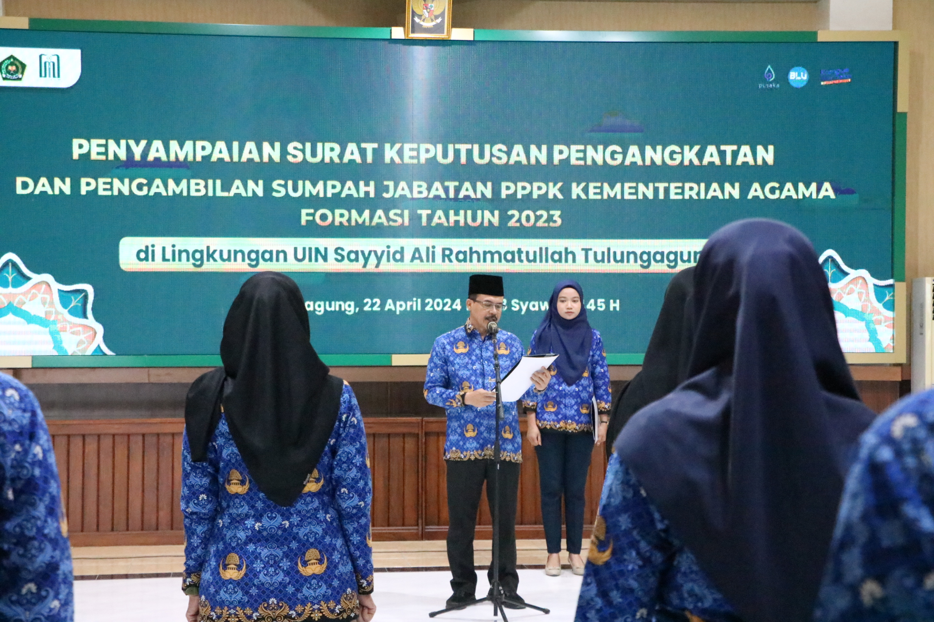 Rektor Lantik 7 PPPK Formasi Tahun 2023, Beri 3 Pesan : Bestie, Chemistry, dan Silaturahmi!