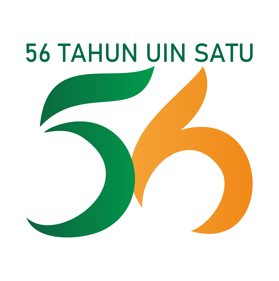 Logo Dies Natalis ke-56 UIN Sayyid Ali Rahmatullah Tulungagung