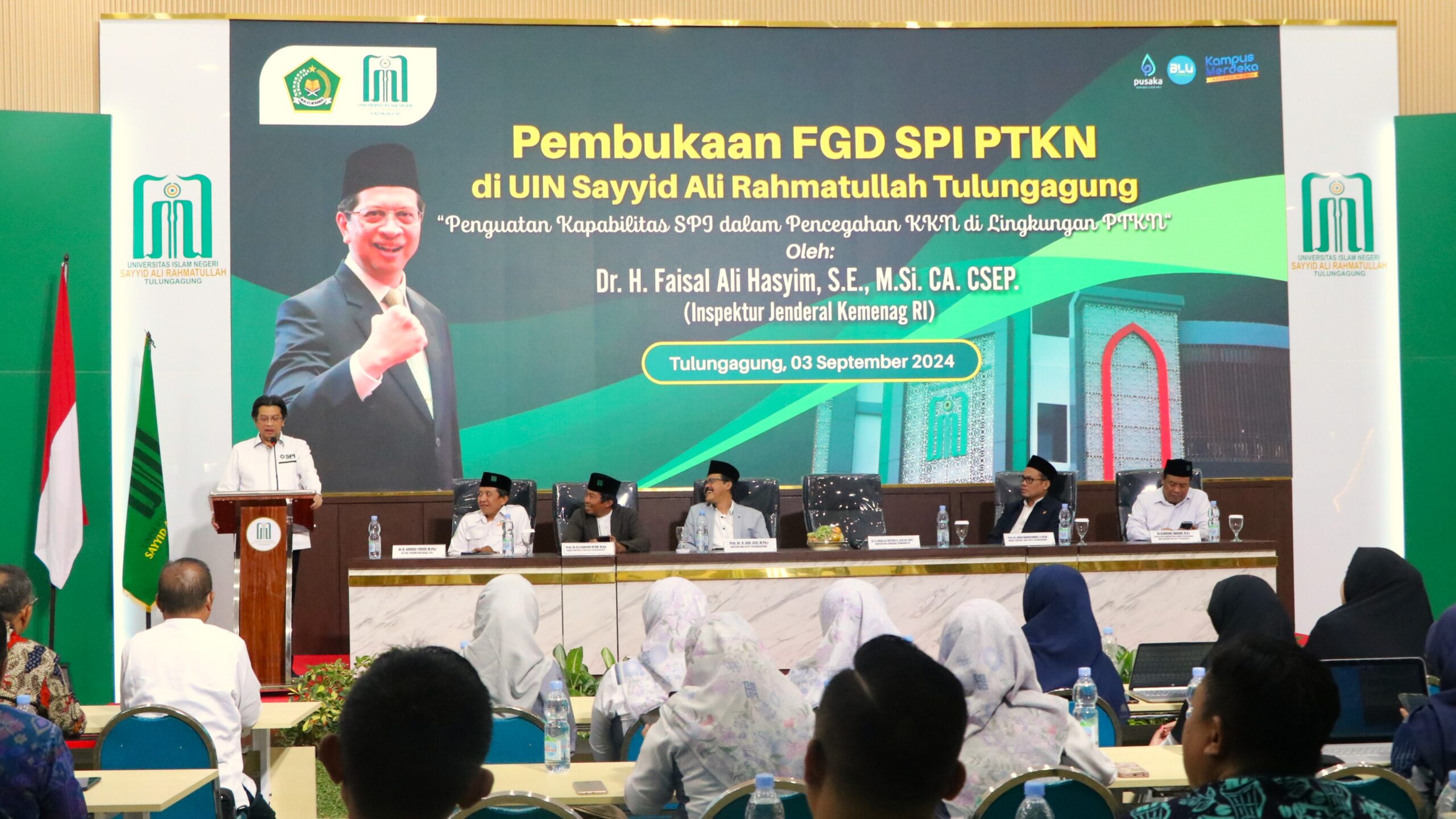 FGD SPI Se-PTKN di UIN SATU, Irjen Kemenag Tekankan Peran dan Penguatan SDM