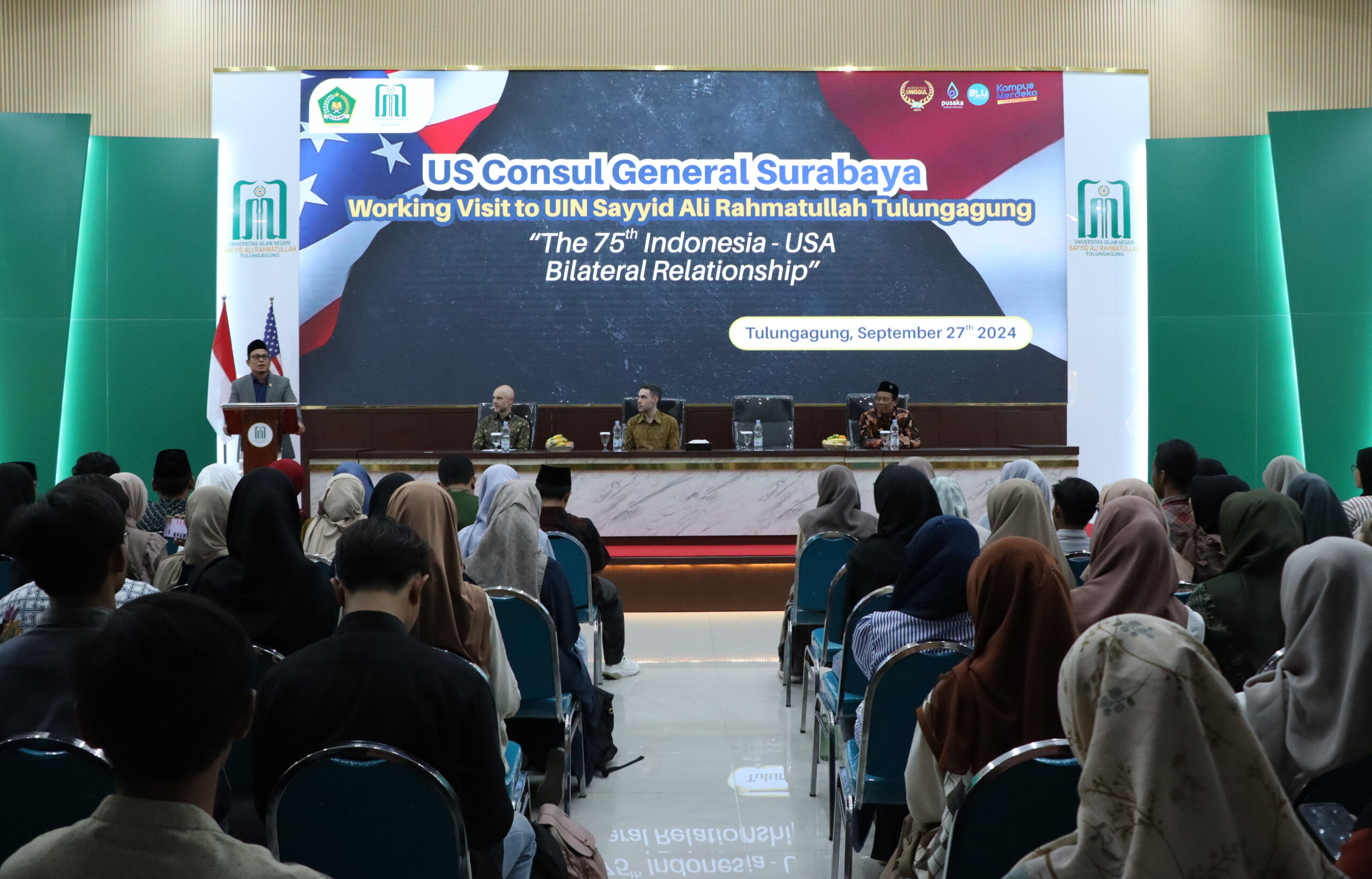 Konsul Jenderal Amerika Serikat di Surabaya Lakukan Kunjungan Kerja ke UIN SATU