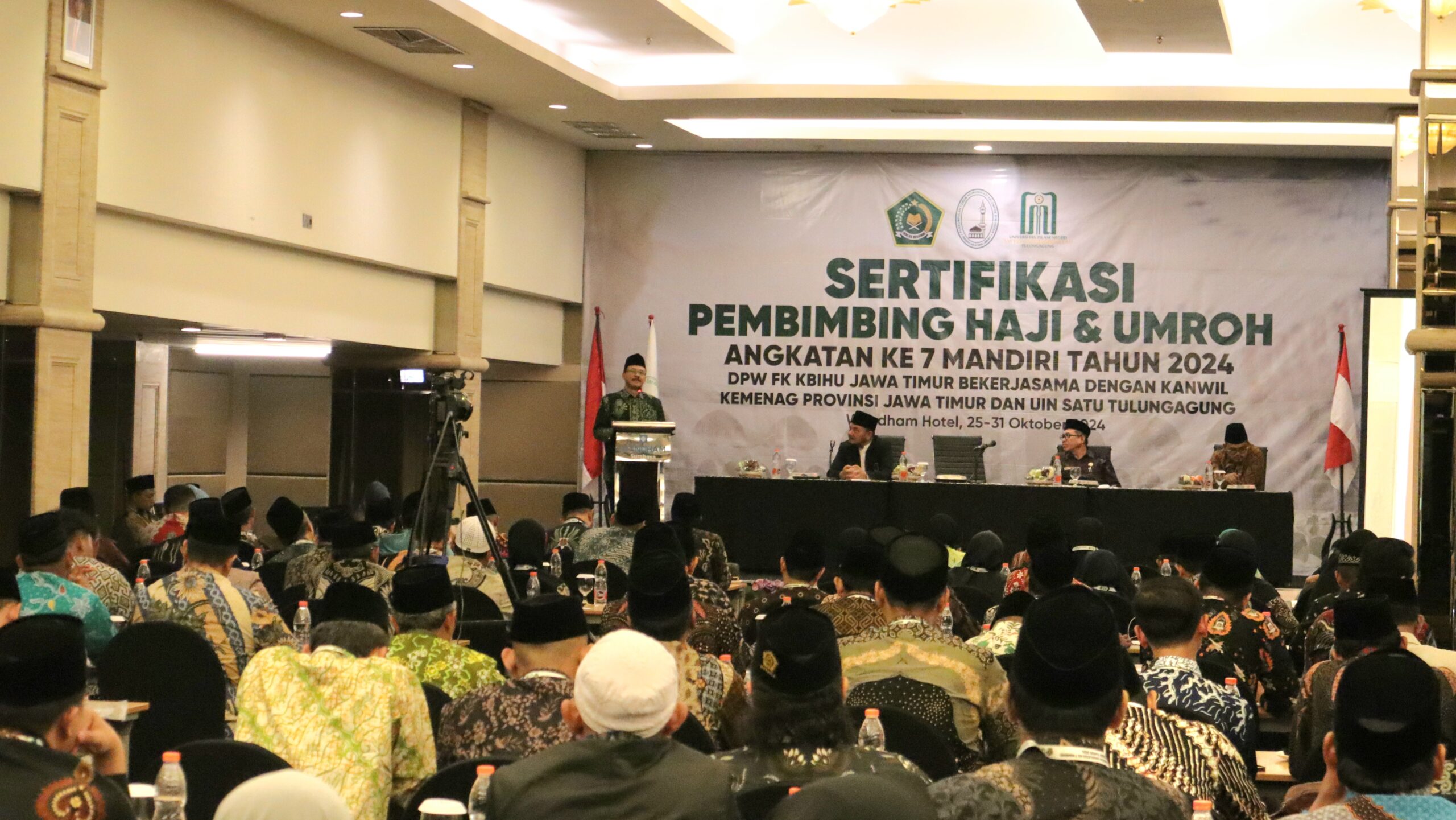 Rektor UIN SATU Tulungagung Buka Sertifikasi Pembimbing Haji dan Umrah Angkatan VII Mandiri 2024