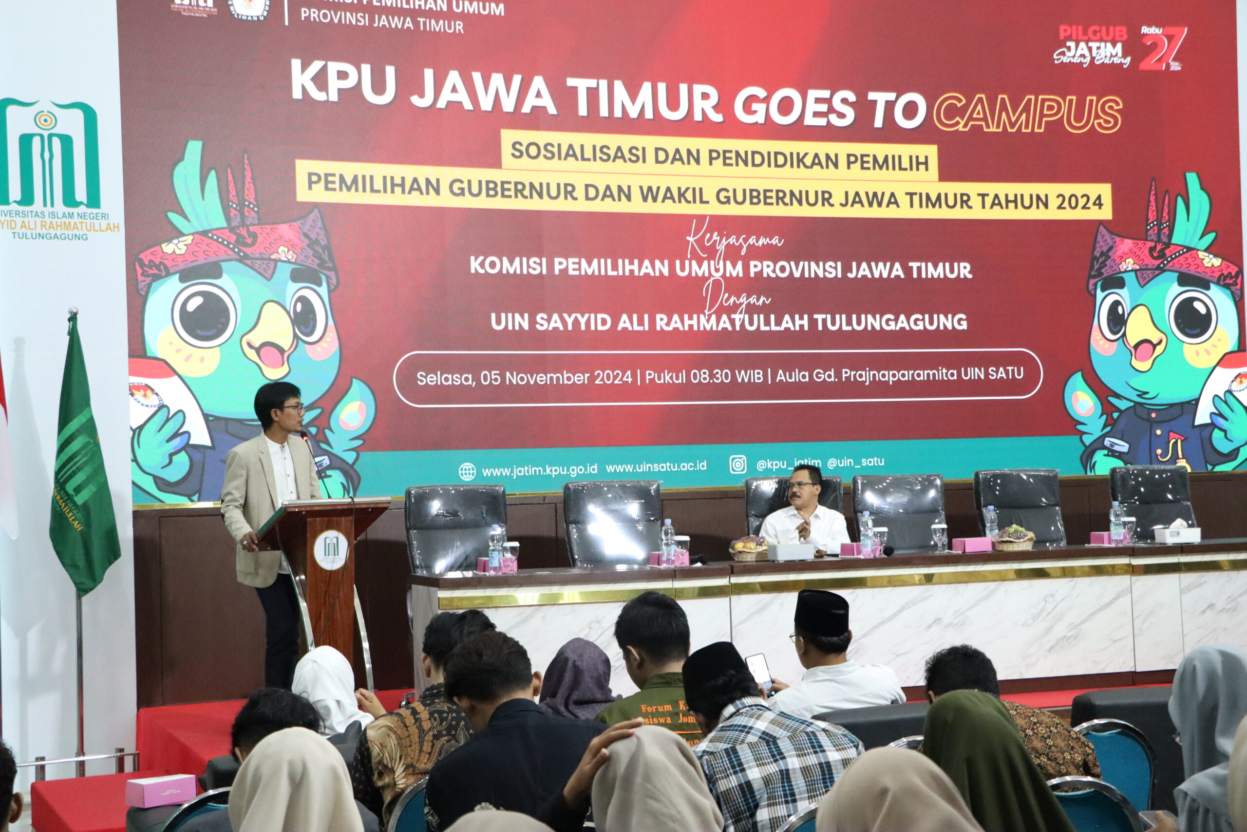 Jelang Pilkada 2024, KPU Jatim dan UIN SATU Gelar KPU Jawa Timur Goes to Campus