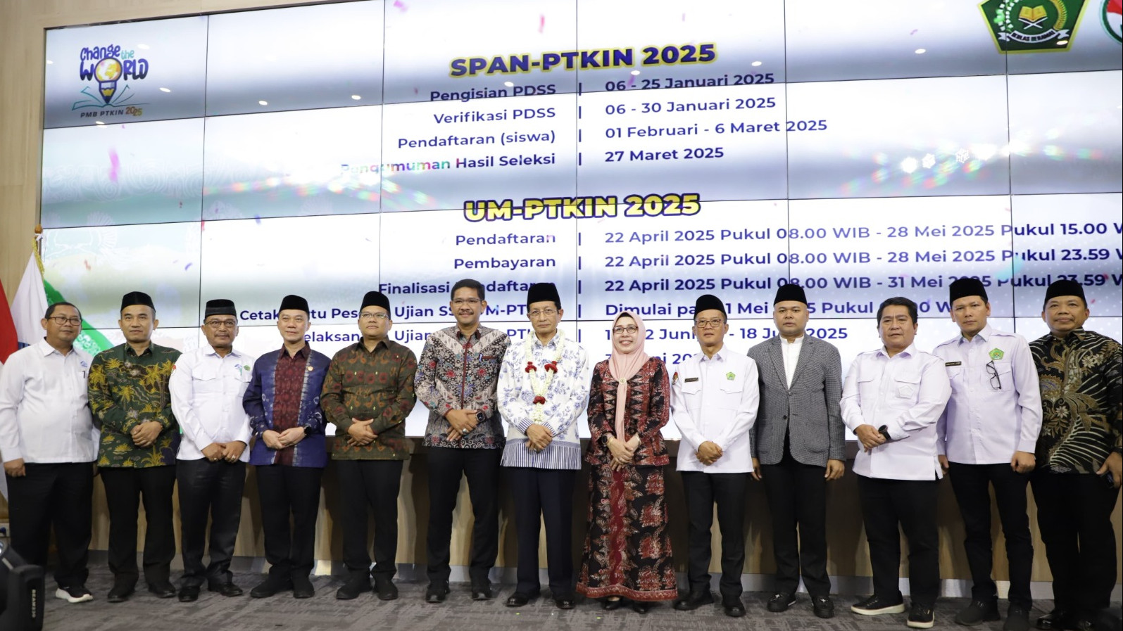 Menag Launching Penerimaan Mahasiswa Baru PTKIN 2025, Ini Jadwal SPAN dan UM PTKIN