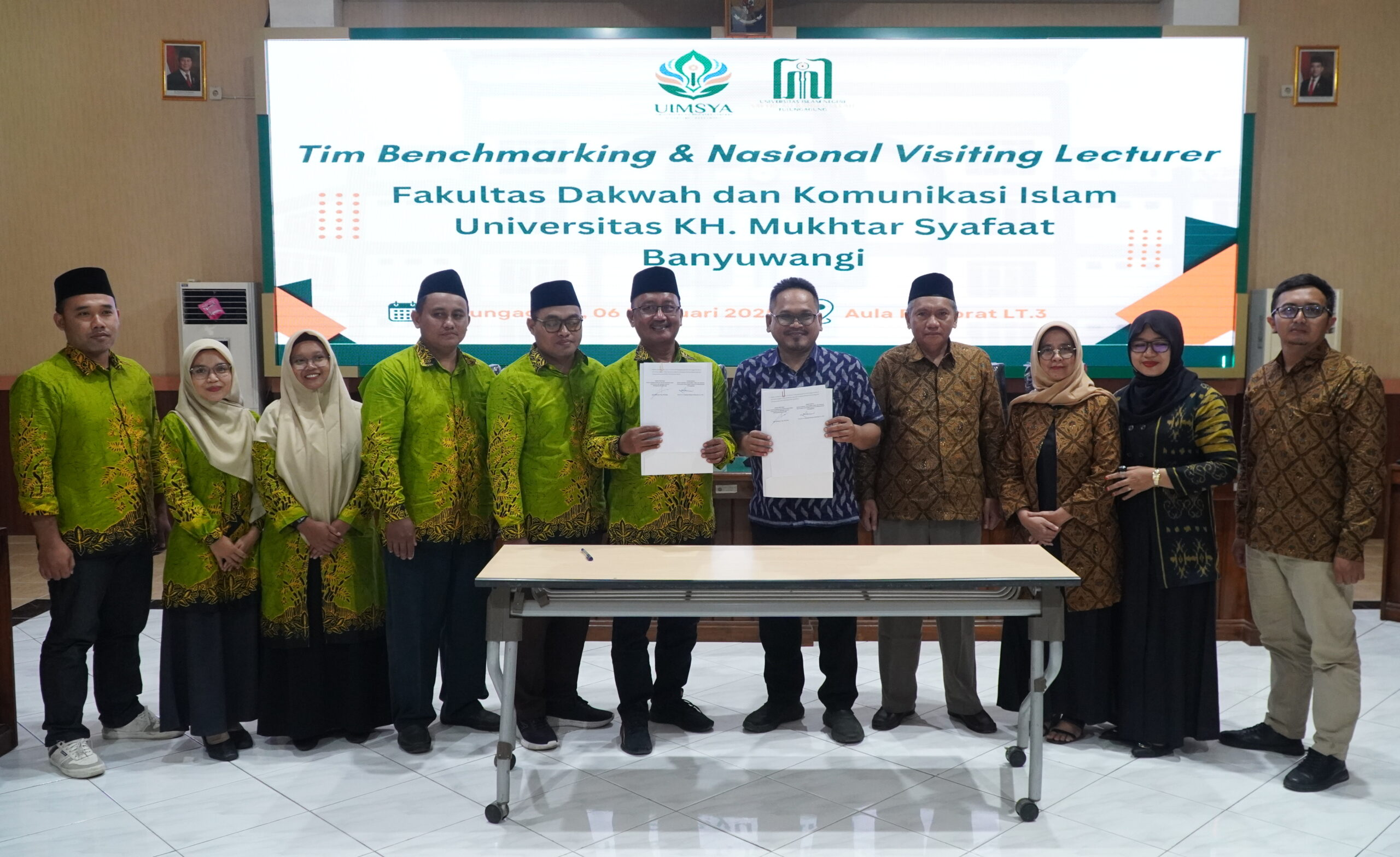FUAD UIN SATU Tulungagung Terima Benchmarking dari FDKI Universitas K.H Mukhtar Syafaat Banyuwangi