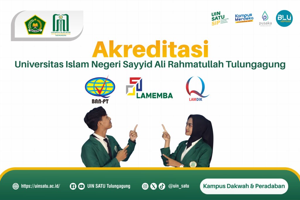 Akreditasi Universitas Islam Negeri Sayyid Ali Rahmatullah Tulungagung 1 20250307 banner akreditasi uin satu 1