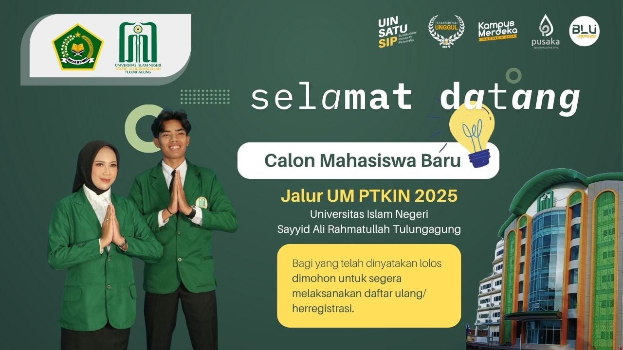 Pengumuman Kelulusan dan Daftar Ulang Mahasiswa Baru Jalur UM PTKIN Tahun 2025