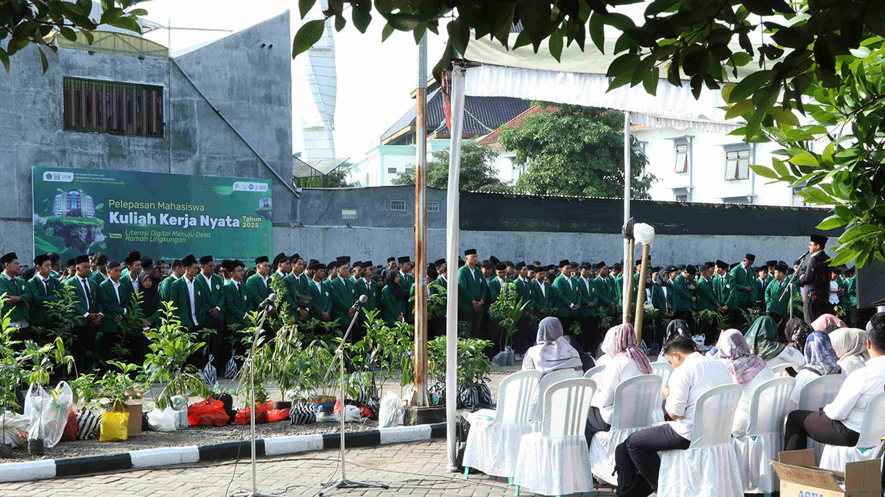 Pelepasan Mahasiswa KKN 2025, Rektor Tekankan Peran Mahasiswa dalam Menangani 3 Krisis Besar