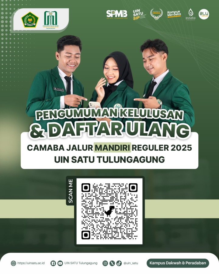 flyer daftar ulang camaba mandiri reguler 2025