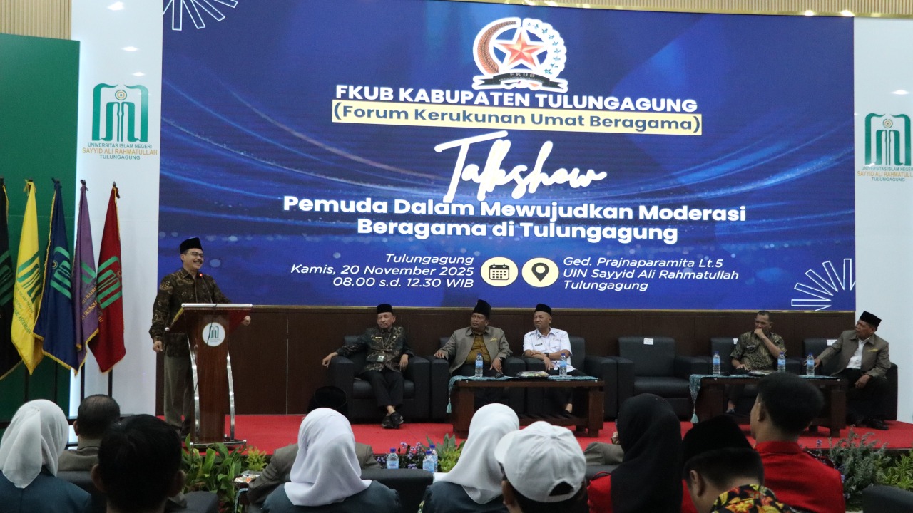 Jadi Tuan Rumah Dialog Pemuda Antarumat Beragama, Rektor UIN SATU Tegaskan Tiga Prinsip Moderasi