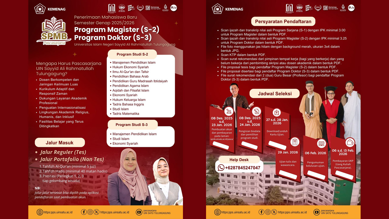 Brosur Pendaftaran Mahasiswa Baru Program Magister (S-2) dan Program Doktor (S-3) Semester Genap Tahun Akademik 2025/2026 1 brosur pasca 2026 edit