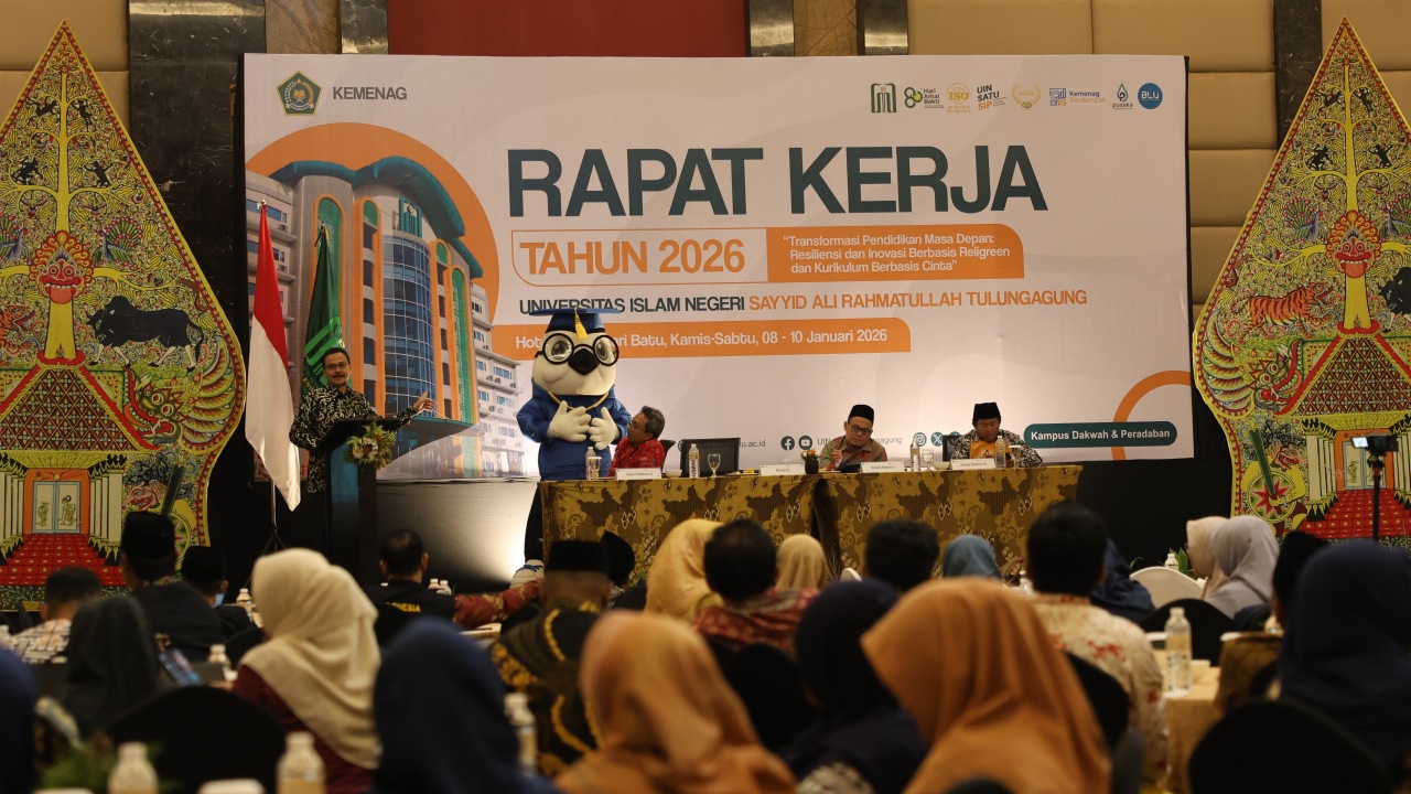 UIN SATU Tulungagung Gelar Rapat Kerja 2026, Teguhkan Transformasi Pendidikan Berbasis Religreen dan Kurikulum Berbasis Cinta 3 UIN SATU Tulungagung Gelar Rapat Kerja 2026, Teguhkan Transformasi Pendidikan Berbasis Religreen dan Kurikulum Berbasis Cinta
