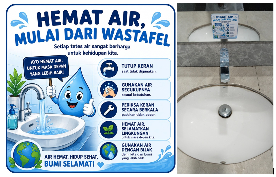 Kampanye Hemat Air di UIN SATU Tulungagung: Menjaga Amanah Air untuk Kehidupan Berkelanjutan