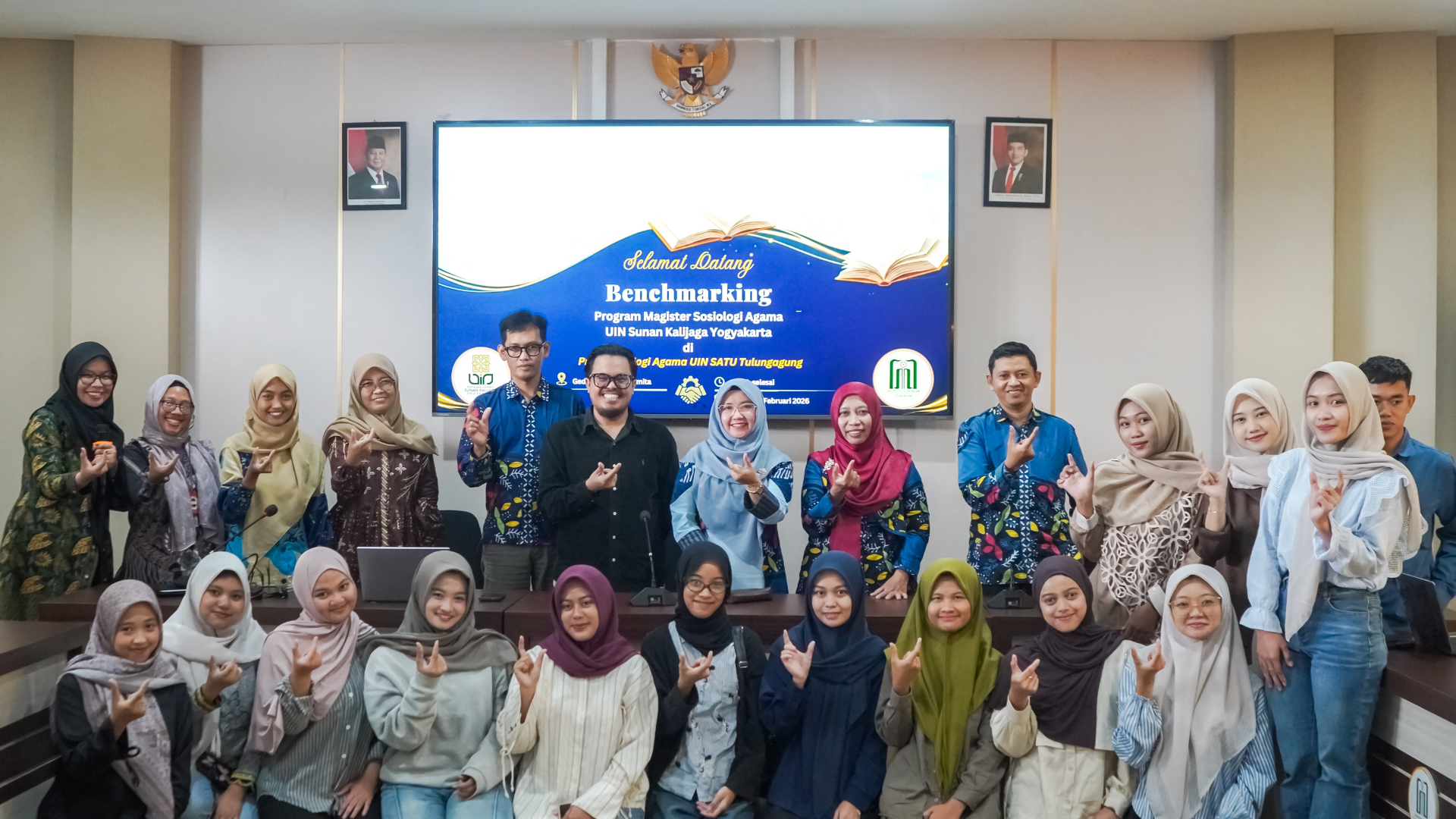 Kunjungan Benchmarking dan Sosialisasi Magister Sosiologi Agama UIN Sunan Kalijaga di UIN SATU Tulungagung
