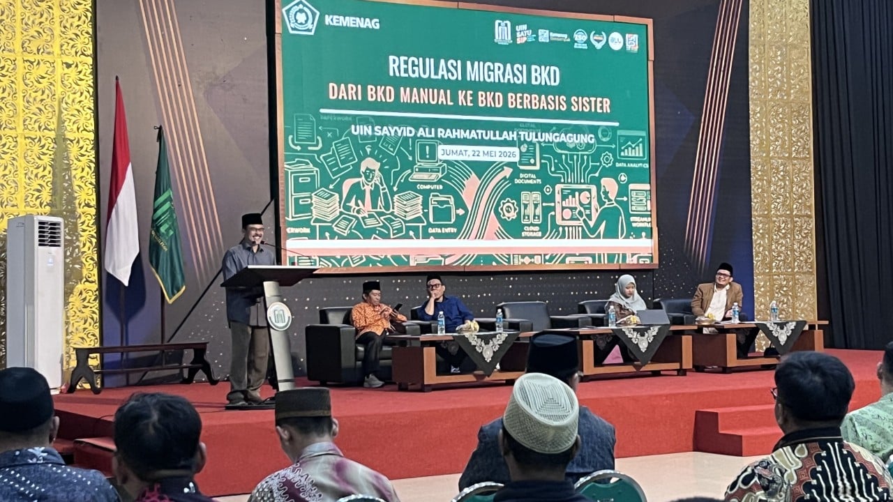 UIN SATU Tulungagung Perkuat Implementasi BKD Berbasis SISTER, Hadirkan Narasumber dari Kemenag RI 1 20260522 migrasi bkd sister