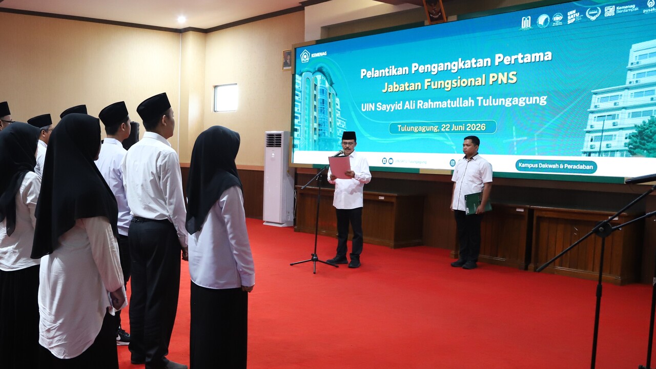 UIN SATU Lantik 28 PNS dalam Jabatan Fungsional, Rektor Tekankan Integritas dan Profesionalisme ASN 1 20260622 Pelantikan Pengangkatan Pertama PNS