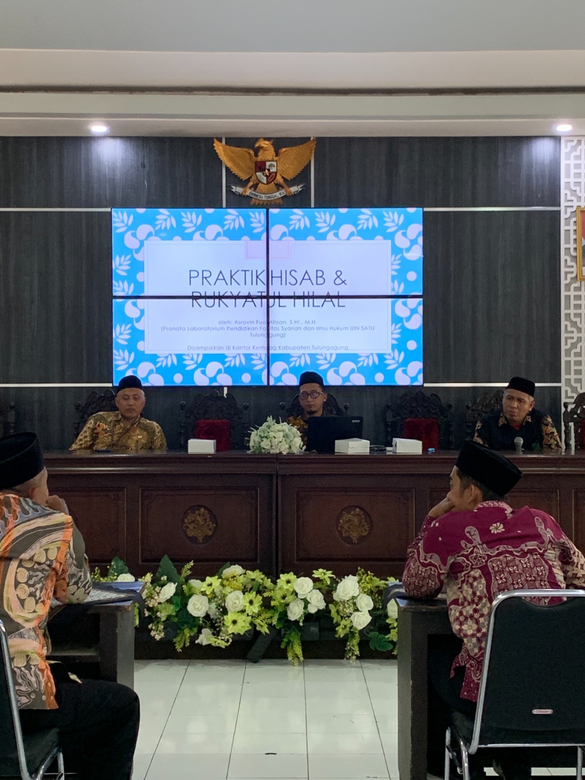 Tim Falakiyah FASIH UIN SATU Tulungagung Jadi Narasumber Bimbingan Hisab Rukyat di Kemenag Tulungagung