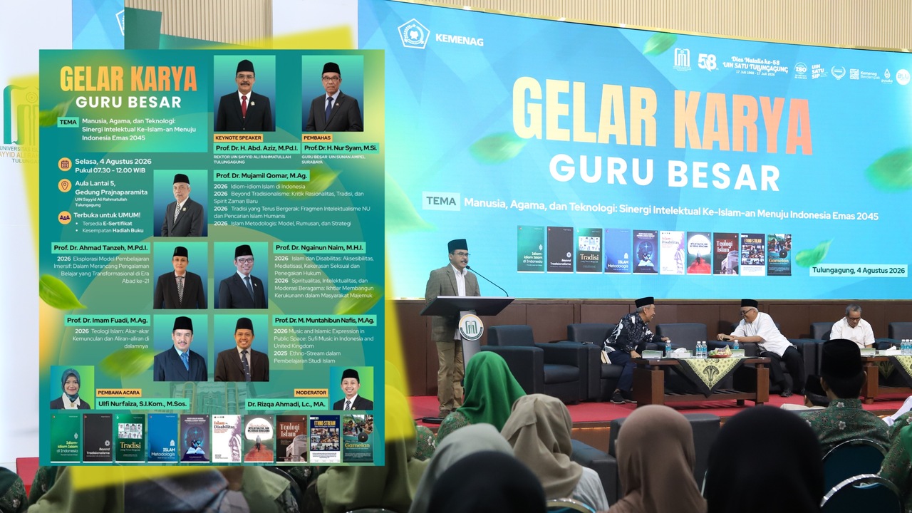 Gelar Karya Guru Besar UIN SATU, Rektor Tekankan Sinergi Manusia, Agama, dan Teknologi Menuju Indonesia Emas 2045 1 20260804 Gelar Karya Guru Besar