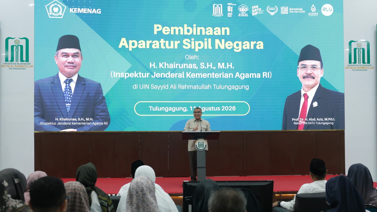 Irjen Kemenag RI Hadir di UIN SATU, Dorong Seluruh ASN Wujudkan Zona Integritas Menuju Predikat WBK