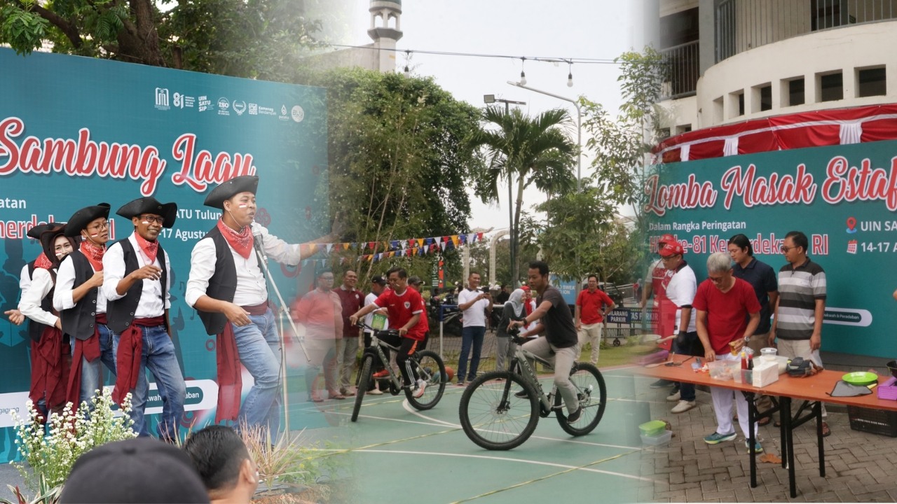 Meriahkan Peringatan ke-81 Kemerdekaan RI, UIN SATU Gelar Senam Bersama dan Aneka Perlombaan 3 Meriahkan Peringatan ke-81 Kemerdekaan RI, UIN SATU Gelar Senam Bersama dan Aneka Perlombaan