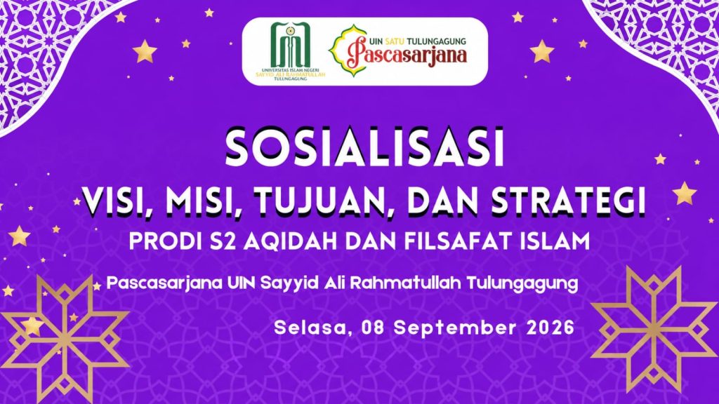 Sosialisasi Visi, Misi, Tujuan dan Strategi S2 AFI UIN SATU: Teguhkan Arah Akademik dan Karakter Intelektual Mahasiswa
