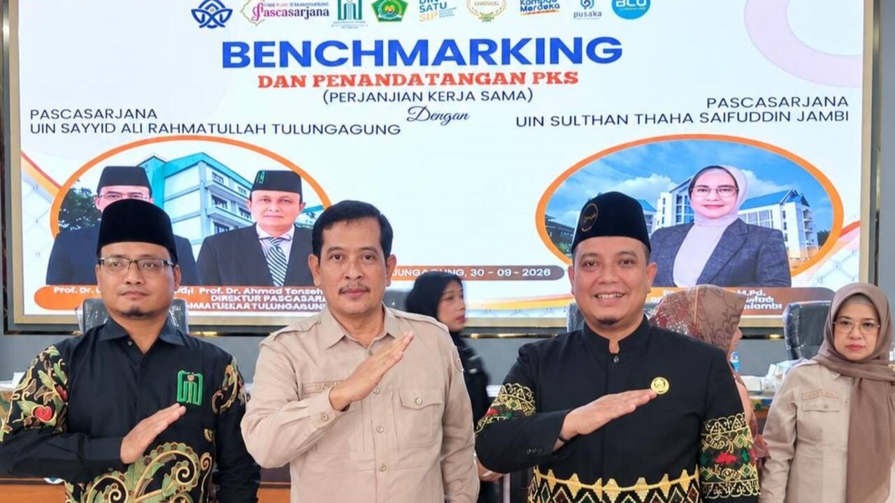 Dari Tulungagung ke Jambi: S2 AFI UIN SATU dan S2 AFI UIN STS Jambi Perkuat Jejaring Akademik melalui Penandatanganan SPK