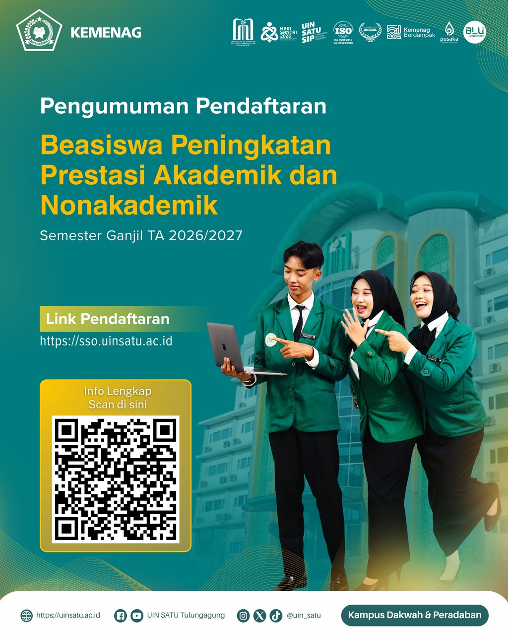 Pengumuman Beasiswa PPAN Ganjil 2026